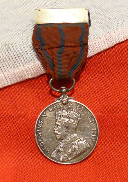 Solid Silver Metropolitan Police Coronation Medal, George Vth 1911