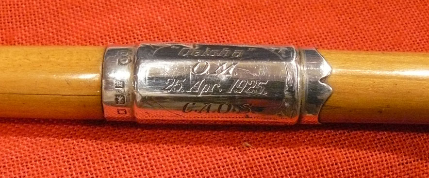 A Simply Superb Master Conductor/Composer's Solid Silver Presentation Baton