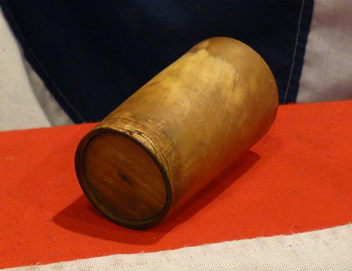 A Most Charming Napoleonic Wars King George IIIrd Royal Scot's Greys Officer's Carved Horn, Campaign Drinking Cup