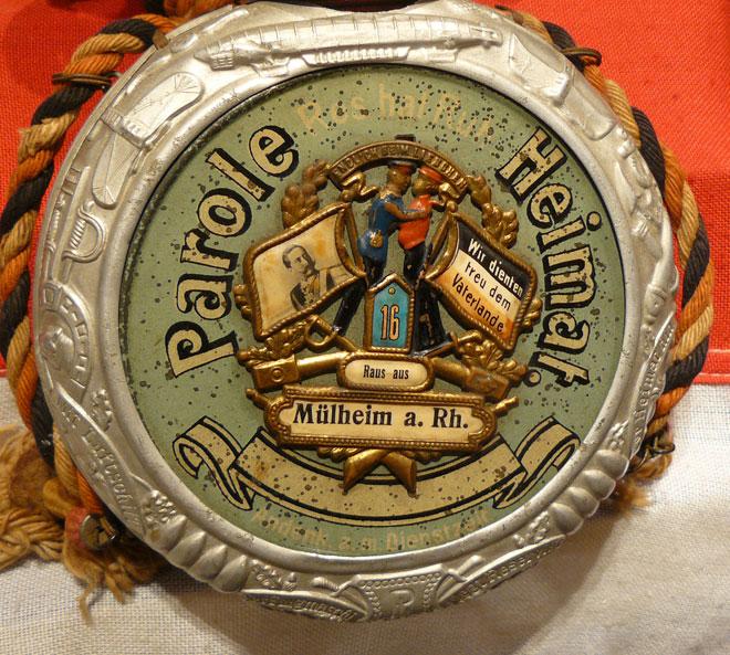 A Fabulous Imperial German Air Service Flask & Cigarette Case