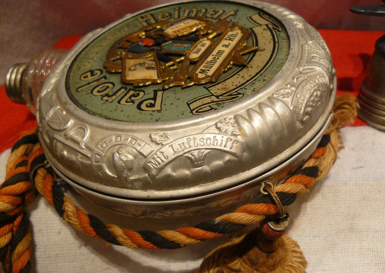 A Fabulous Imperial German Air Service Flask & Cigarette Case