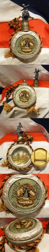 A Fabulous Imperial German Air Service Flask & Cigarette Case