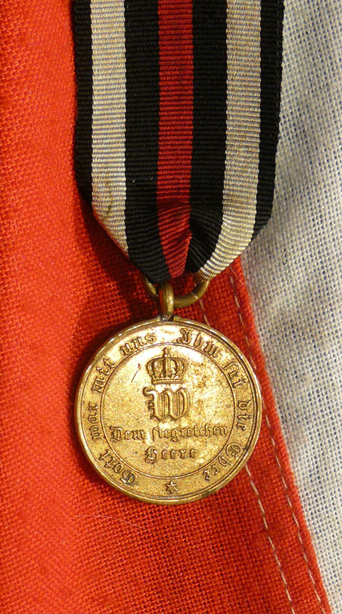 The German Franco Prussian War Commemorative Medal of 1870/71