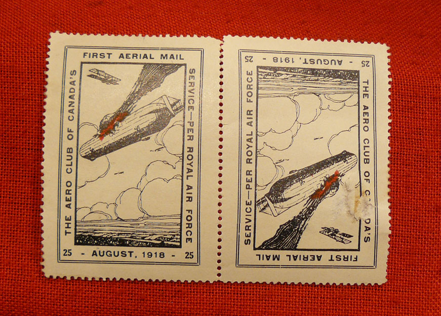 Very Rare Aeronautical Stamps. Canada: 1918 (Aug) Aero Club of Canada 25c