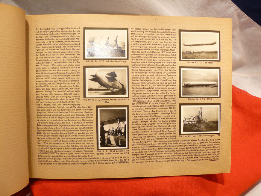 Zeppelin-Weltfahrten Picture Card Book
