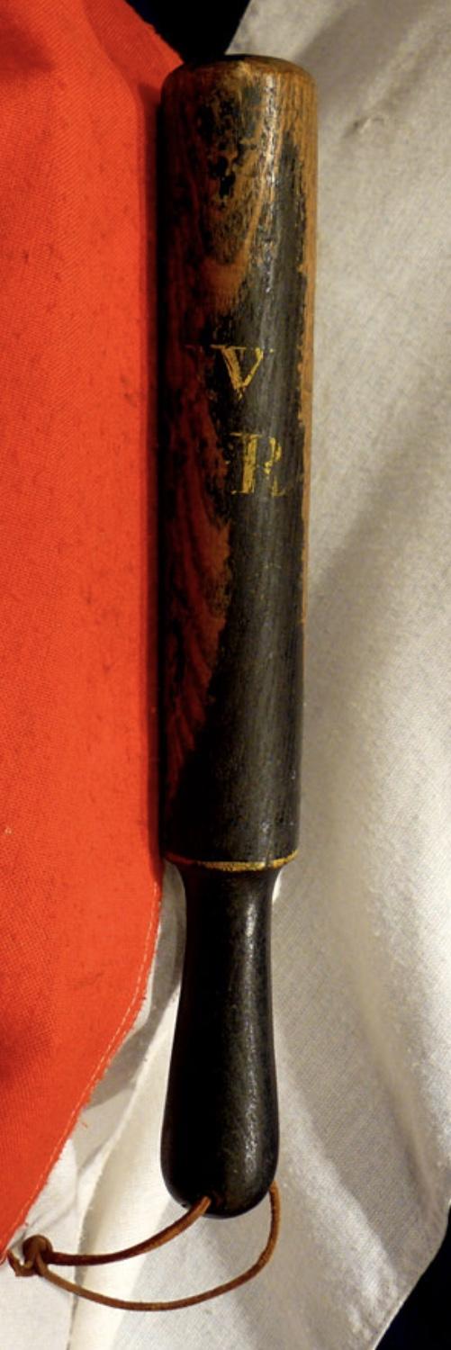 A King George IVth Police Tipstaff The Very First Truncheon Issued To Metropolitan Police In The Year of Formation in 1829.