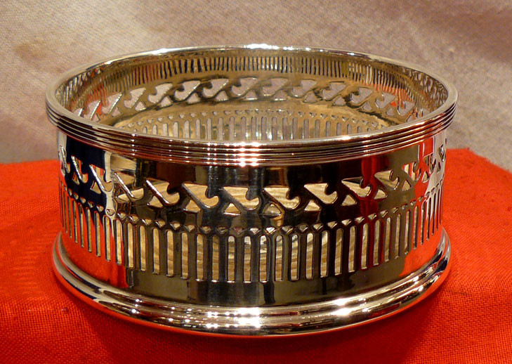 A Nice Early 19th century, King George IIIrd Old Sheffield Decanter Coaster