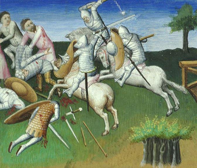 An Original Ancient 13th Century, Crusader Knight's Iron Battle Mace & Scorpion Head