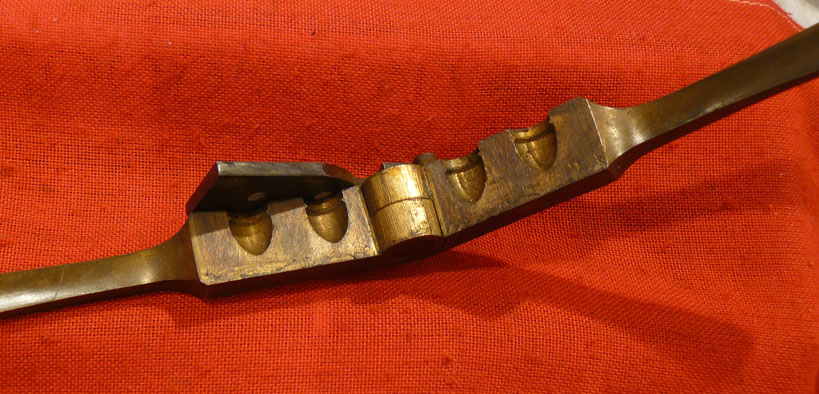 An Exception Adams Pattern Antique 120 Bore Double Bullet Mould