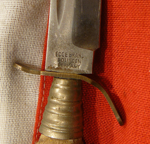 A WW1 to WW2 German Hilted Trench Fighting Knife,