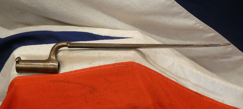 A Rare 1840 Constabulary Carbine Bayonet with Deep Defensive Sword Cut