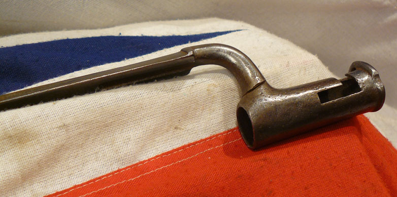 A Rare 1840 Constabulary Carbine Bayonet with Deep Defensive Sword Cut