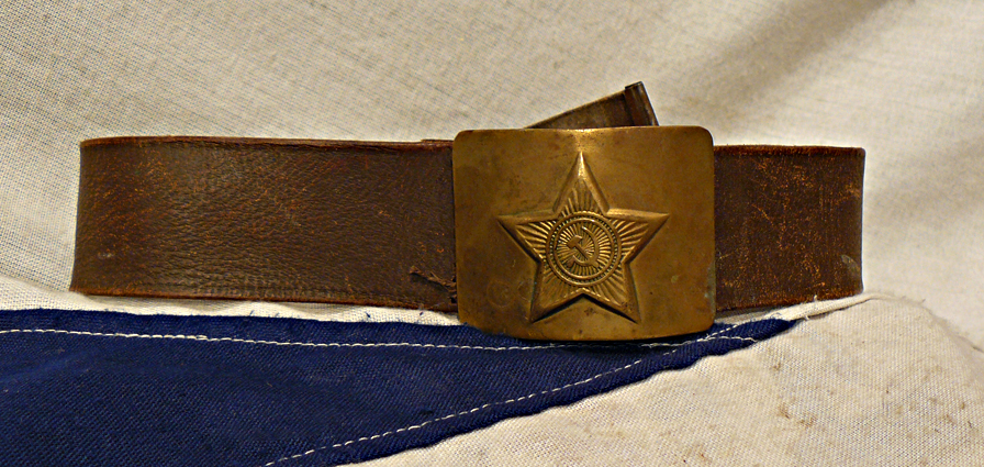 An Original, Patriotic War Period Infantryman’s, Red Army Russian Service Belt From A WW2 Veteran