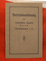 Operation of Regulations of Zeppelin Airship Construction in Freidrichafen