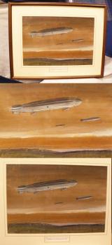 A Most Rare Original, Antique, Watercolour Painting of