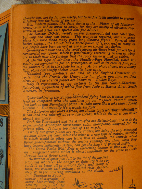 Rare, Complete and Original, Triumph Magazine Portfolio of Flying