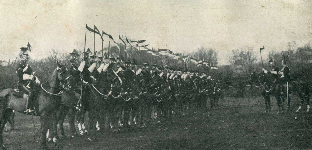 A Stunning & Rare 5th Royal Irish Lancers Tchapka Helmet Plate