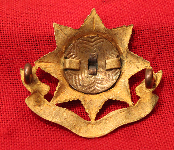 A Very Fine East Yorkshire Regt. Officer's Cap badge
