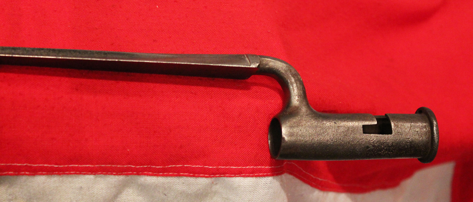 A Very Fine, Early to Mid 18th Century, Regimental 27th Foot Inniskillings, 1st Land Pattern Brown Bess Musket Bayonet. One of the Most Desirable and Collectable Bayonets, Used By One Of The Most Famous of Regiments