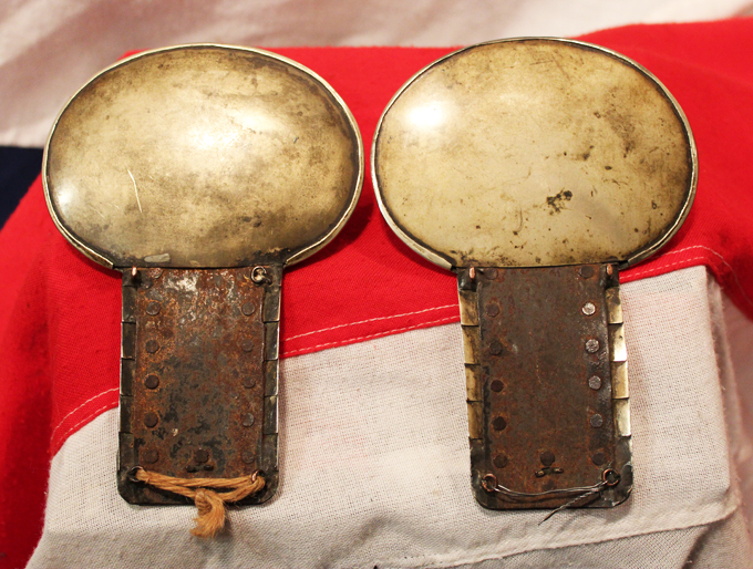 A Very Good Pair of Early Victorian Crimean War, British Dragoon Tunic Shoulder Scales