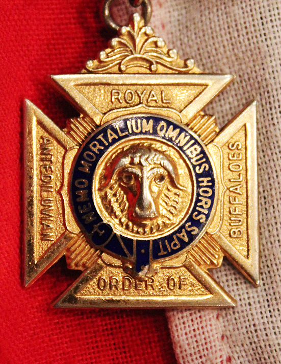 A Superb, Solid Silver Gilt and Enamel Royal Antediluvian Order Of Buffaloes Order Of Merit