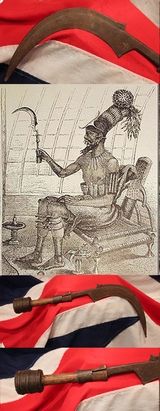 A Rare 19th Century King's Knife of the Zande or the Mengbetu People, A Trombash Power Authority Knife