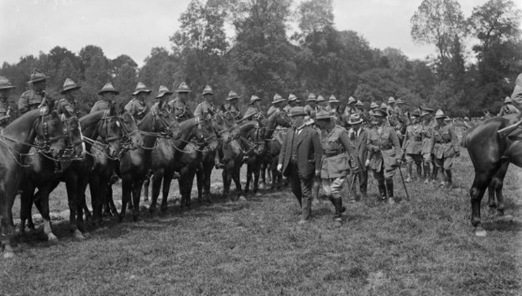 Superb WW1 Slouch Hat Badge of the 5th Mounted Rifle Ortago Hussars