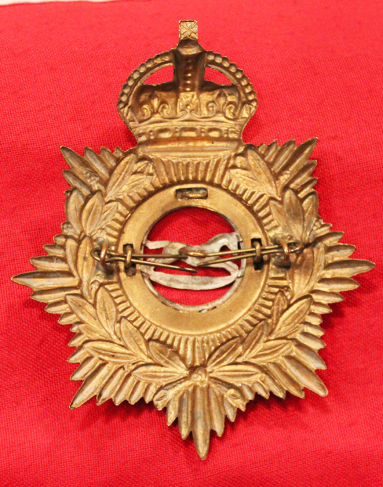 An Edwardian West Yorkshire Regt. Large Helmet Plate