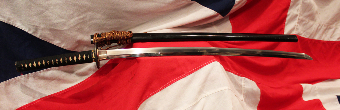 A Superlative and Beautiful Koto Katana Circa 1500, A Museum Quality Ancient Sword, Sengoku Era, with Stunning Original, Edo Period, Soten School Mounts of Shakudo & Gold, “Koushi Seiyu Zu” Tsuba