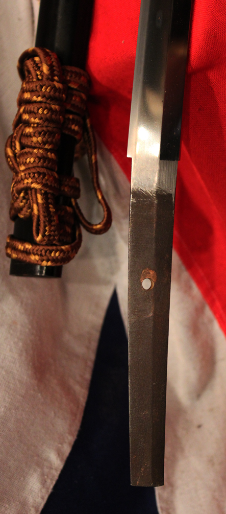 A Superlative and Beautiful Koto Katana Circa 1500, A Museum Quality Ancient Sword, Sengoku Era, with Stunning Original, Edo Period, Soten School Mounts of Shakudo & Gold, “Koushi Seiyu Zu” Tsuba