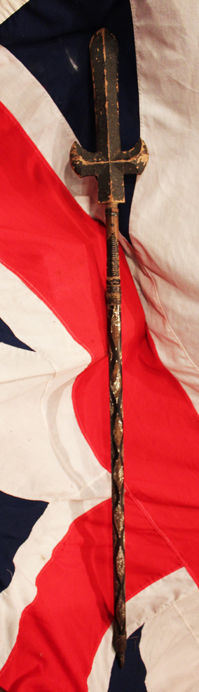 A Japanese Edo Period Processional or Ceremonial Pole Arm Yari