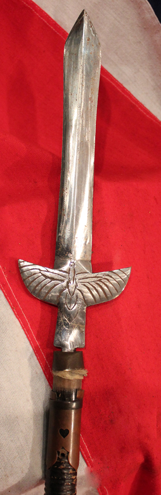 A Japanese Edo Period Processional or Ceremonial Pole Arm Yari