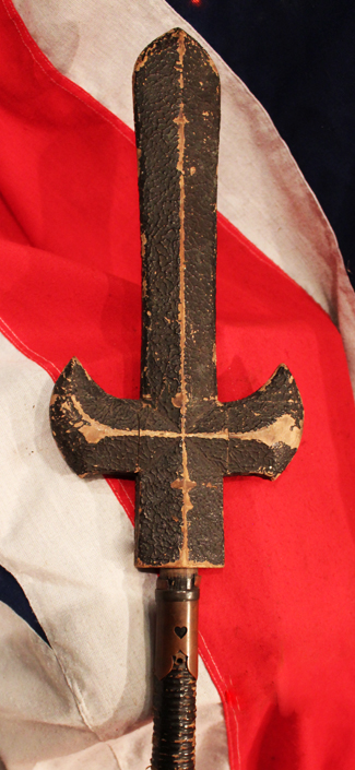 A Japanese Edo Period Processional or Ceremonial Pole Arm Yari