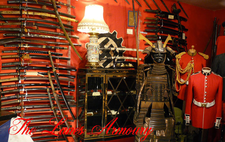The Lanes Armoury Welcomes Thousands Upon Thousands of Personal Visitors To The Store In Brighton Every Day {But Not Sundays} . Fabulous Pre-Historic, Archaic, Ancient, Antique, & Vintage Treasures, Artifacts, & Collectables Are Added Every Single Day
