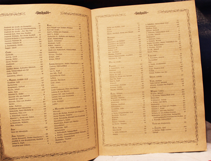 Die Grossen der Weltgeschichte