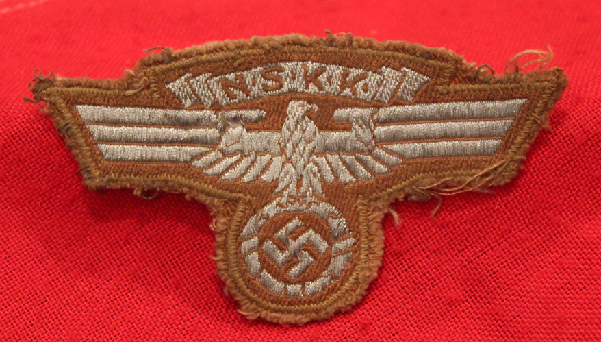 A Very Good WW2 German NSKK Sleeve or Kepi Eagle