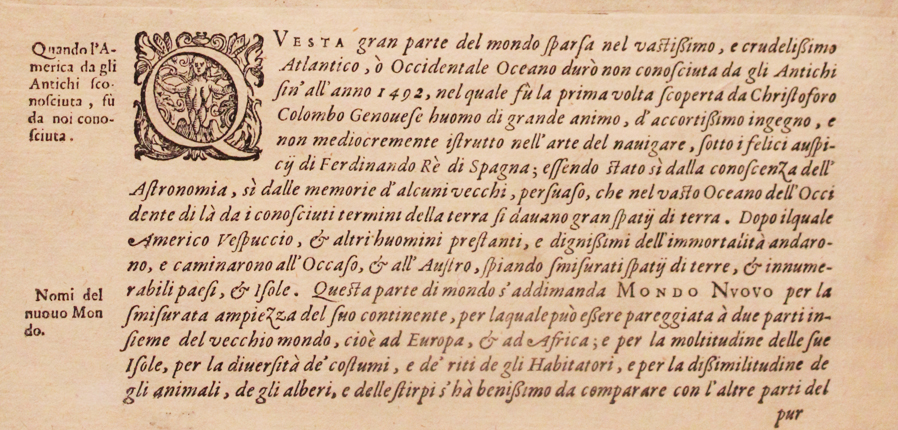 A Wonderful Original 16th Century Map of America By Giovanni Antonio Magini