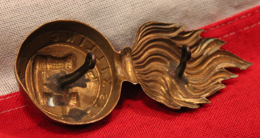 A Victorian 1881 Inniskilling Fusiliers Busby Helmet Grenade