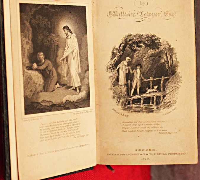 A Wonderful Collection of Cowper's Evocative Poetry. Stunningly Bound