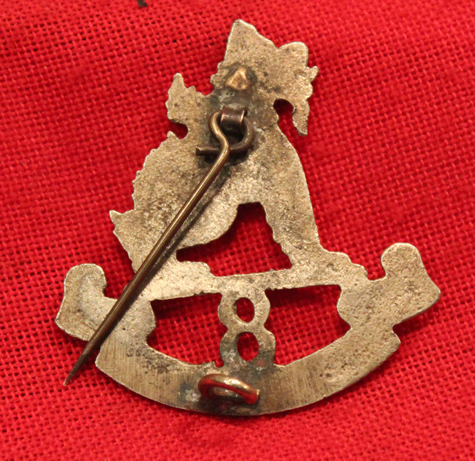 8th Punjab Indian Army Regt. Officer's Cap Badge
