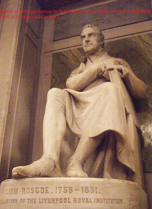 A Very Rare Original Medeavil Book, Vitae Pontificum, Ist Edition, of 1479, By Bartolomaeus Platina, Vitae Pontificum (Lives of the Popes) and Personally Presented It To Pope Sixtus IV, From the Library of Abolishionist William Roscoe