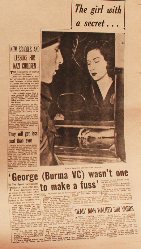 An April 13th 1945 Daily Mirror Roosevelt Dies Headline Newspaper