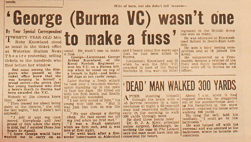 An April 13th 1945 Daily Mirror Roosevelt Dies Headline Newspaper