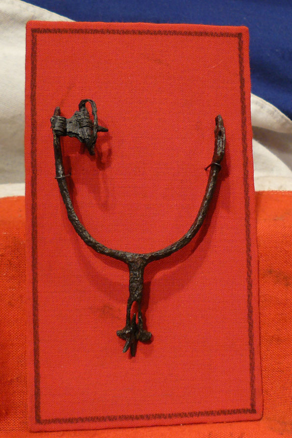 A Irish Rebellion Knights Rowel Spur of the 16th Century, With its Buckle