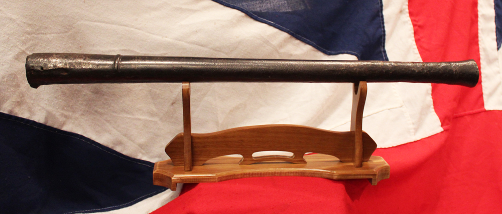 A 16th C. Moghul - Hindu 'Shaturnal' Swivel Cannon Barrel For Use on Moghul War-Elephant Or War-Camel. Up To 500 Years Old. An Amazing Early War-Piece of Early Mobile Artillery Used In The Moghul Empire Of Akbar The Great