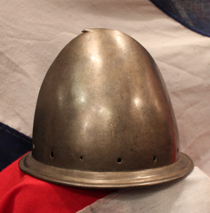 An Original and Beautiful Elizabethan Period Helmet of the Spanish Armada Period Circa 1570