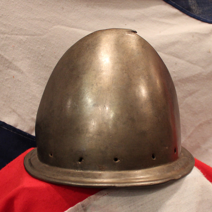 An Original and Beautiful Elizabethan Period Helmet of the Spanish Armada Period Circa 1570