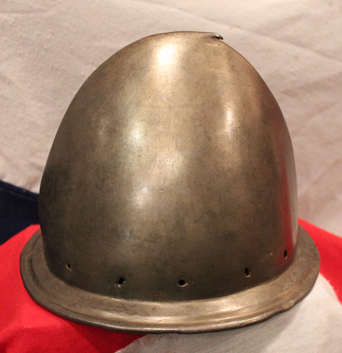 An Original and Beautiful Elizabethan Period Helmet of the Spanish Armada Period Circa 1570