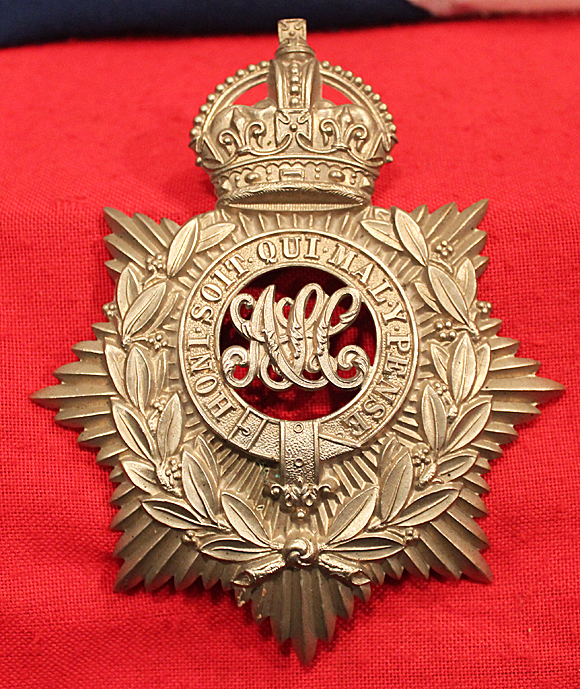 A Scarce Pattern, Edwardian Army Service Corps Helmet Plate