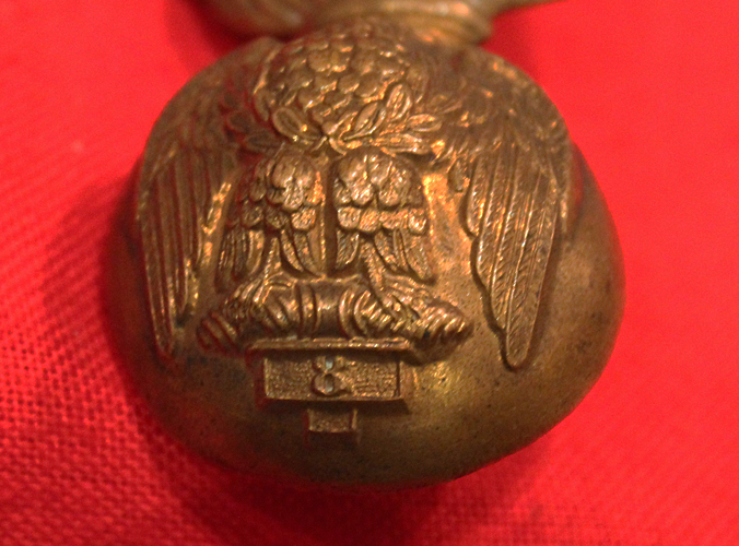 Princess Victoria's (Royal Irish Fusiliers) OR's fur cap grenade circa 1890